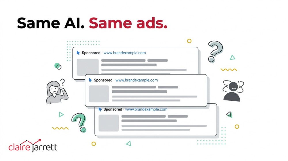 Same AI, same ads — when every competitor uses the same AI, they all end up running near-identical Google Ads